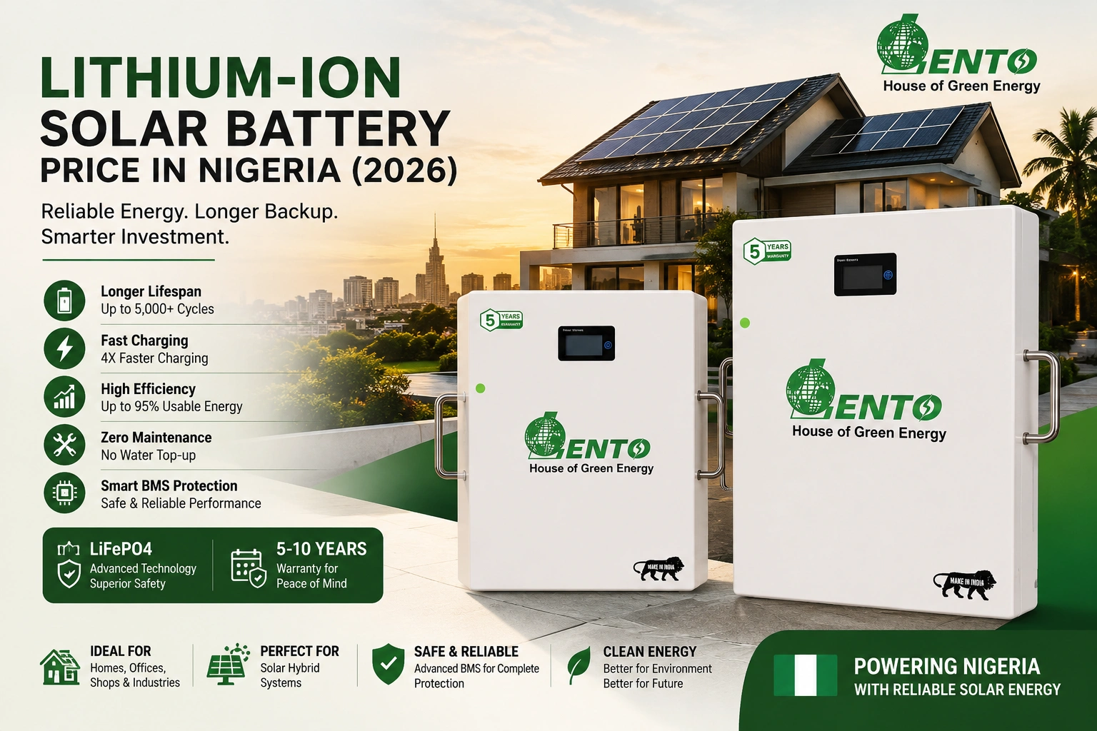lithium battery price in nigeria